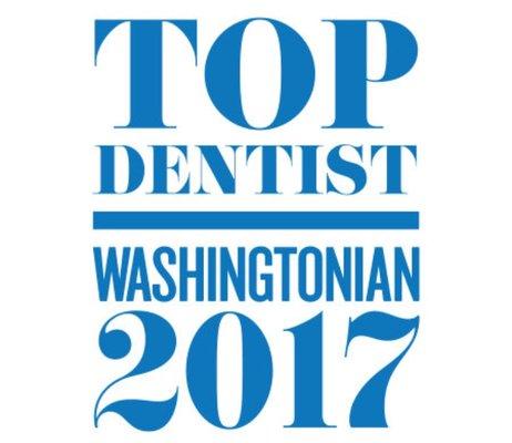 Dr. Gentry, Washingtonian Magazine Top Dentist Award