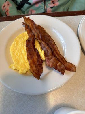 Bacon and eggs