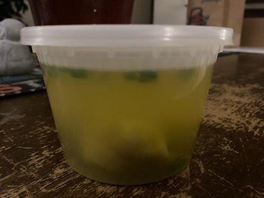 12 Wonton Soup