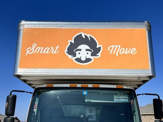 Einstein Moving Company. Dig the logo.