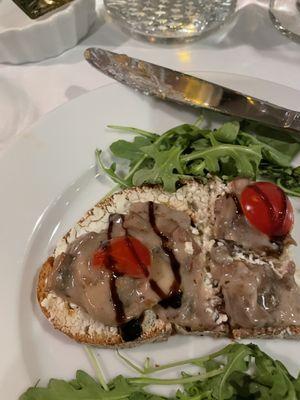 Mushroom Crostini