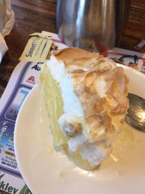 Homemade lemon meringue pie. So good!!