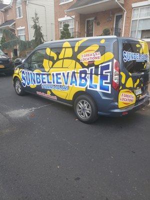 Sunbelievable van