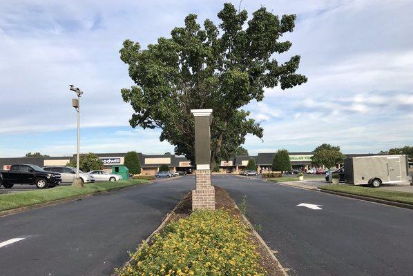 Entrance off Lynnhaven Parkway