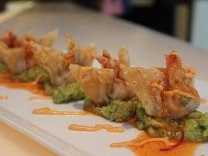 Crunchy spicy tuna dumpling