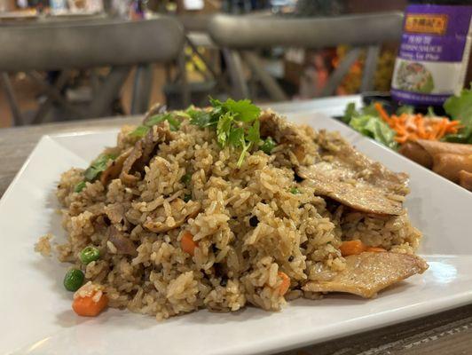 combination fried rice (beef, shrimp and chicken)