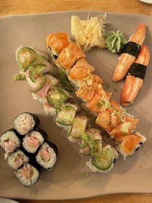 Negihama, Sakana Roll, Special K Roll and Kani