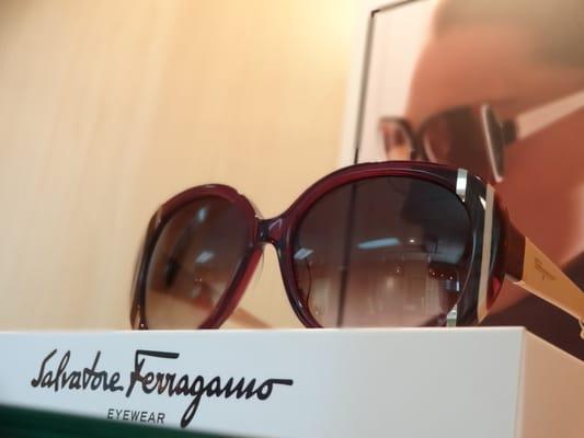 We offer premium sunwear like Salvatore Ferragamo!