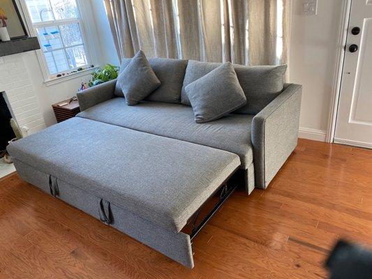 Clean sleeper couch