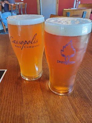 Boat Parade Hazy IPA and Noseplugger IPA