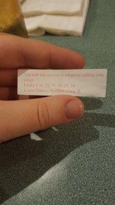 Fortune cookie