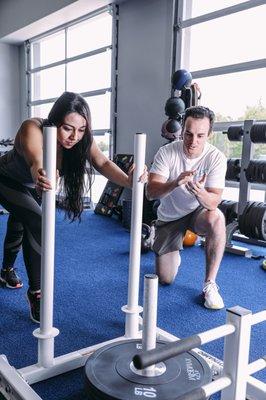 Personal training services are available for individuals looking for a tailored program that matches their unique goals.