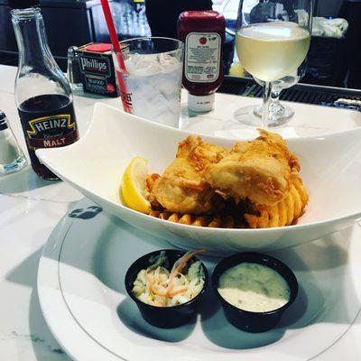 Fish...chips...and Malt Vinegar!