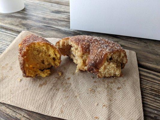 Pumpkin Donut (Left) & Apple Cider Donut (Right)