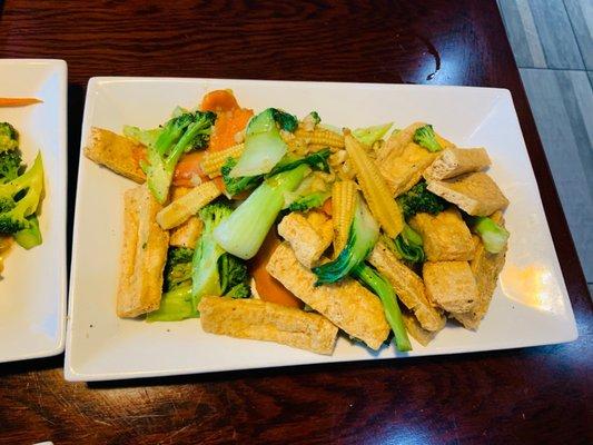 Veggies and tofu