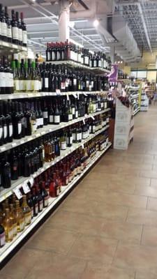 Nice wine selection...