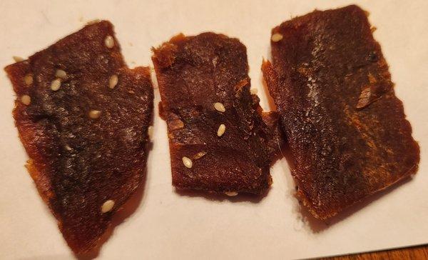 Teriyaki Salmon Jerky