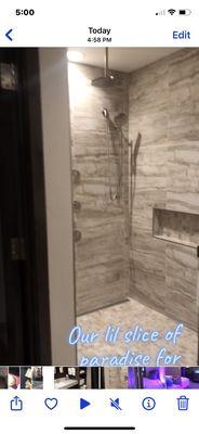 Kohler Spa rain shower