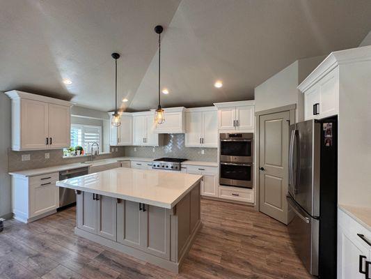 Kitchen refresh with painted cabinets