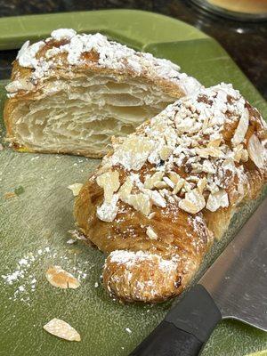 Almond croissant