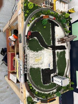 My layout that has been built of of Orange Empire Model Trains!