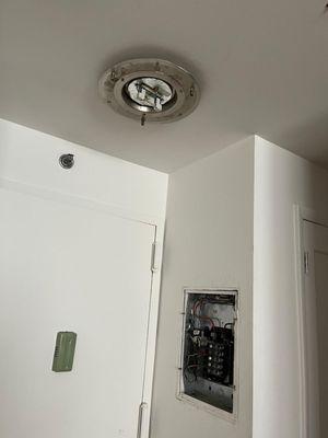 Electrical panel replacement and lighting fixture replacement