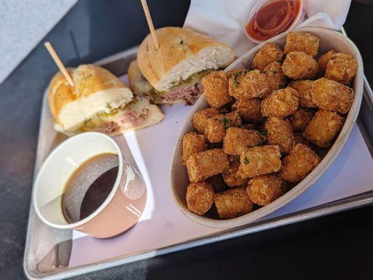 Hatch Dip and Tots