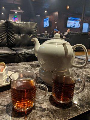 Mint tea pot