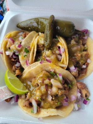 Tripas Tacos $2.75 each