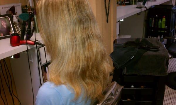 Before Keratin Treatment