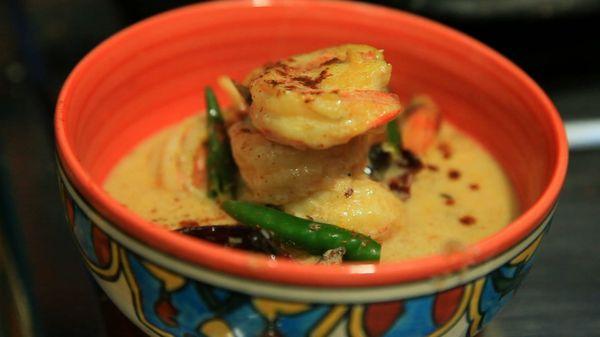 Coconut Mustard Prawn Curry