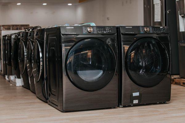 It comes smart Samsung dryer and washer with 30% off