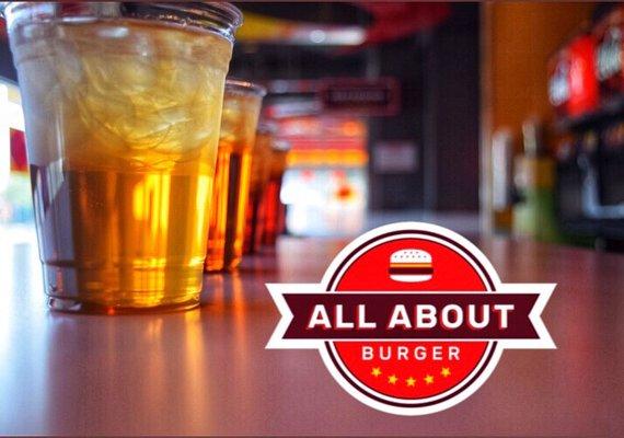 Icy & tasty drinks at All About Burger!!! 
#icetea#cola#cold#icy#allaboutburger#drinklovers#ice#drink_is_love#onlineordering