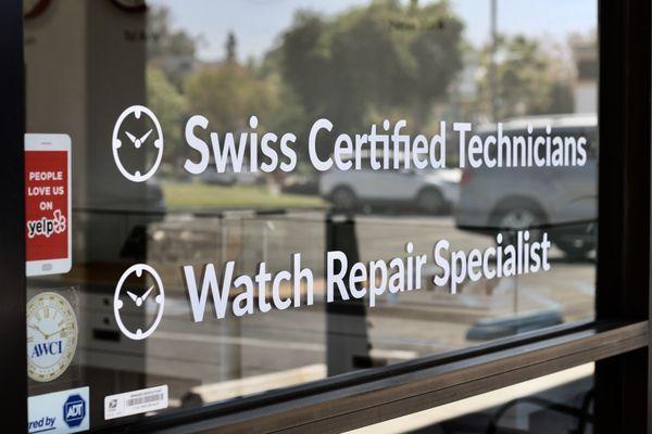 Get your watch repaired with Swiss Certified Technicians. We are the top specialists in the valley.