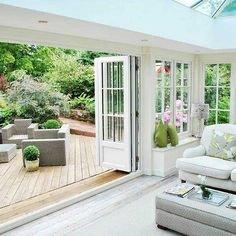 Open up rooms with sliding glass doors!