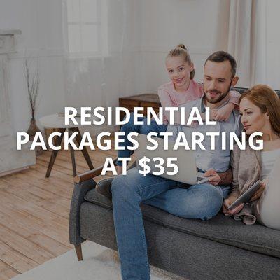 Residential Internet Starting at $35