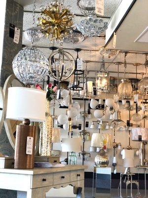 We have thousands of lights on display throughout our showroom floor. Let one of our sales associates assist you with your lighting needs.