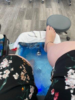 Pre-pedicure