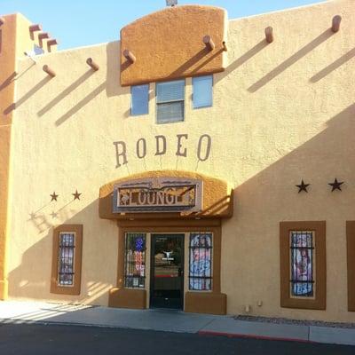 The entry to the Rodeo Lounge.