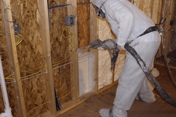 With spray foam, it's easy to get high quality insulation around plumbing and electrical wiring.