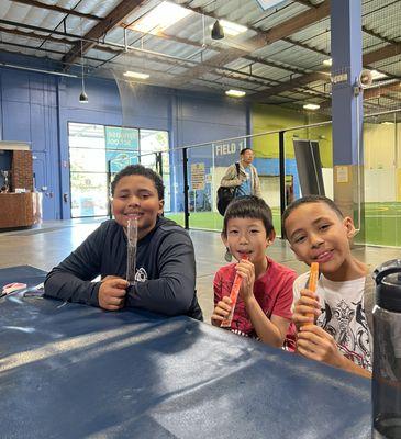 Summer camp popsicles at the end of the day in San Jose!