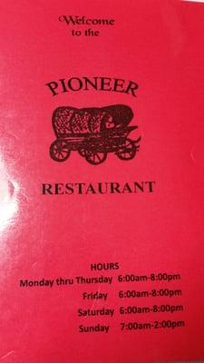 Pioneer Restaurant