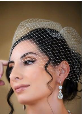 Classy bridal look