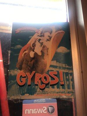 Original Gyro... lamb and beef with Grecian sauce. Real Deal