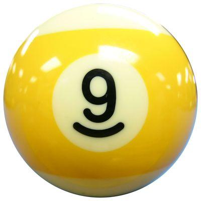 We have 9' and 7' tables for eight ball, nine ball and snooker.  But, we love nine ball here!  Nine ball pool league play on Thursday nights