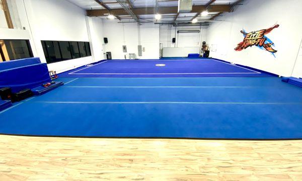 New facility, ONLY school has professional training carpet in the Bay Area! International Wushu federation approved competition carpet