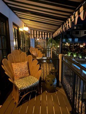 Poolside room with patio, heavenly