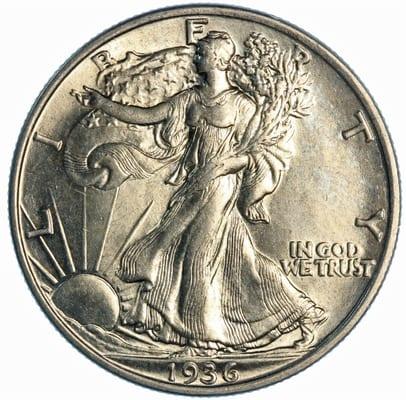 walking liberty silver coin