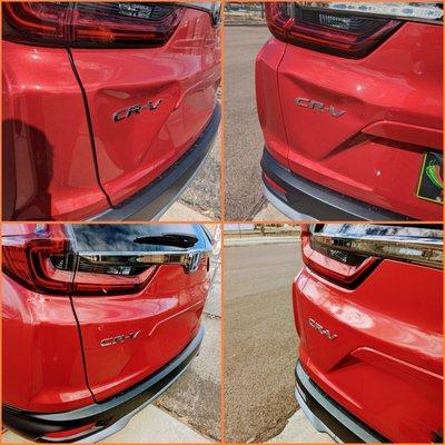 Mobile paintless dent repair.