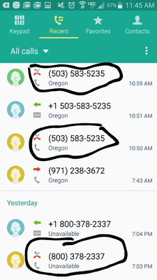 1) Night before, same time as the text. 2) 10 minute warning 2hrs before they should have been here. 3) them telling us no one was home.